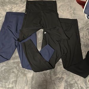 Fabletics pregnancy bundle washed never worn 2 pants 1 shorts